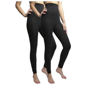 lot 32643 image: Free Country Ladies Faux Fur Lined Leggings, 2 Pack