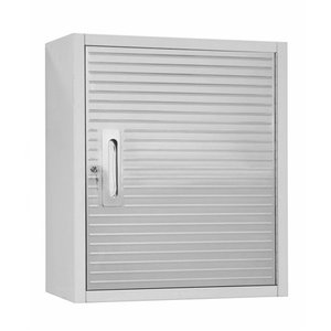 lot 32677 image: Seville Classics UltraHD Wall Storage Cabinet 24 W x 12 D x 24 H Granite Gray