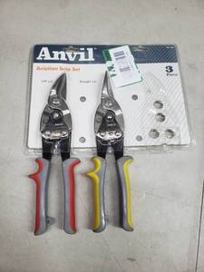 lot 2589 image: Anvil Snip Set 3 Pack