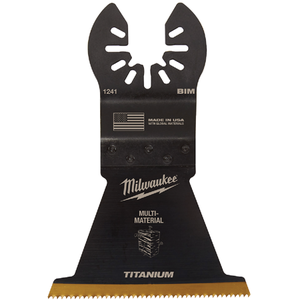 lot 2593 image: Milwaukee-49-25-1241 Milwaukee OPEN-LOK 2-12in. TITANIUM ENHANCED BI-METAL MULTI-MATERIAL BLADE 4PK
