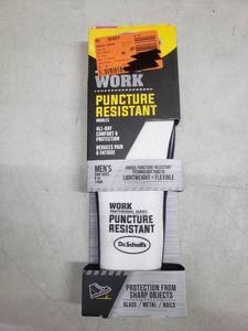 lot 2626 image: Dr. Scholls Puncture Resistant Shoe Insoles, Size 8-14 Mens