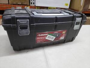 lot 2637 image: Husky 24 in. Tool Box, Black