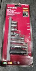 lot 3096 image: Husky 8 Piece 8mm Socket Set