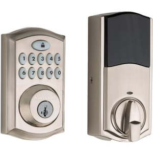 lot 3140 image: Kwikset 913 Smartcode� Traditional Electronic UL Keypad Deadbolt Featuring Smartkey Security in SN