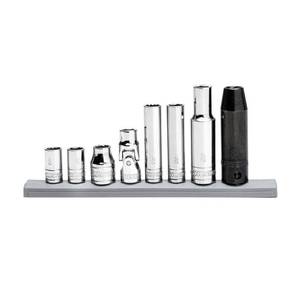 lot 7008 image: Husky 8 mm Metric Socket Set (8-Piece)