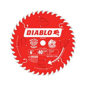 lot 7950 image: FINISH SAW BLD 40T X 6 D (Pack of 1)