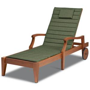 lot 1265 image: Classic Accessories Storigami Water-Resistant Chaise Lounge Cushion 72 x 21 inch Heather Fern