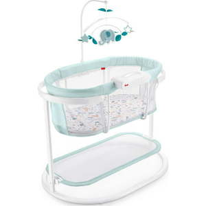 lot 1339 image: Fisher-Price Soothing Motions Bassinet Pacific Pebble with Frustration-Free Packaging