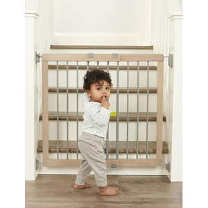 lot 1342 image: 2pk Regalo Heritage and Home Extra Wide Stairway Baby Safety Gate Ages 6 to 24 Months