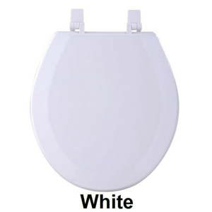 lot 1401 image: Achim Fantasia 17 Standard Wood Toilet Seat Standard White