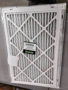 lot 1402 image: Steel Return Air Grille HVAC Dust Cover White 16x25