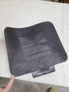 lot 2578 image: Single Black Car Floor Mat, 14x17