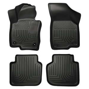 lot 2665 image: Husky Liners Weatherbeater Series Front & 2nd Seat Floor Liners fits 12-19 Passat 21-22 Passat