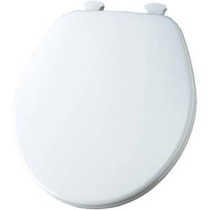 lot 3064 image: Church 540EC Lift-Off Wood Round Toilet Seat Available in Various Colors