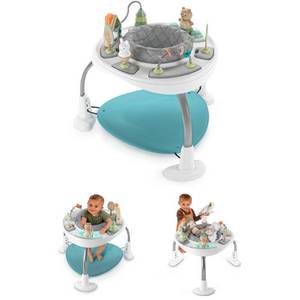 lot 3121 image: Ingenuity Spring & Sprout 2-in-1 Baby Activity Center - First Forest