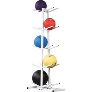 lot 6790 image: Medicine Ball Tree Rack - Double (balls not included)