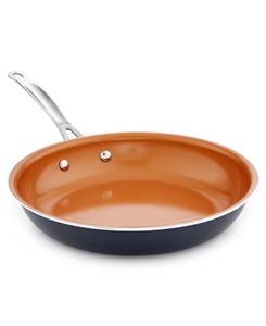 lot 7980 image: Gotham Steel - 11 Skillet - Copper (One Side is Dented)