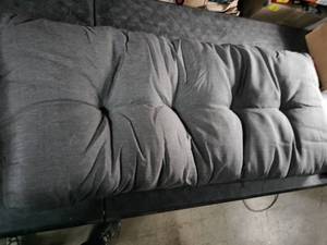 lot 7982 image: Race Leaf Bench Cushion 20x45