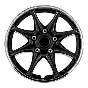 lot 7990 image: Pilot Automotive WH522-17C-B 17 Wheel Cover Matte Black, Set of 4
