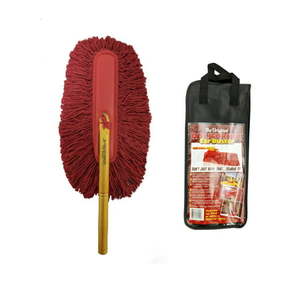 lot 7993 image: The Original California Car Duster with Wood Handle and Cotton Mop 62442