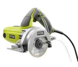 lot 1314 image: Ryobi Tile Saw 4 Inch Wet Diamond Blade Ceramic Floor Inatallation Power Tool