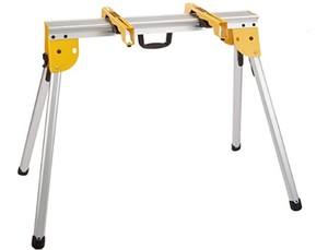 lot 1386 image: Dewalt Work Stand With Miter Saw Mounting Brackets