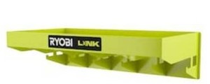 lot 2633 image: RYOBI LINK Hanging Shelf, 2 Pack