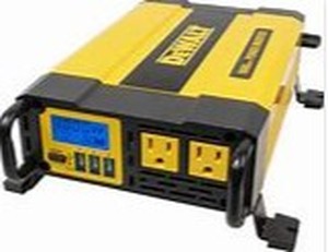 lot 5298 image: DEWALT DXAEPI1000 1000-Watt Portable Car Power Inverter with Triple USB Ports