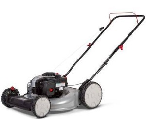lot 6734 image: Murray 21 in. 140 cc Briggs and Stratton Walk Behind Gas Push Lawn Mower with Height Adjustment and Prime N Pull Start- Retail $319.99