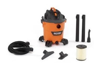 lot 6735 image: RIDGID 12 Gal 5.0-Peak HP NXT WetDry Shop Vacuum wFilter, Hose & Accessories