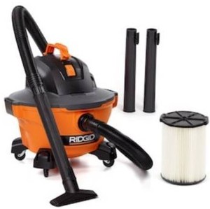 lot 6777 image: RIDGID 6 Gal. 3.5-Peak HP NXT WetDry Shop Vacuum with Filter, Hose and Accessories, OrangesPeaches