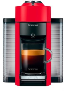 lot 1337 image: DeLonghi Nespresso Vertuo Espresso Coffee Maker Red