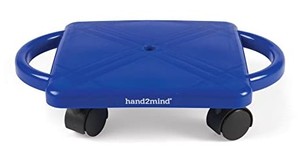 lot 2574 image: 11.5x11.5 Blue Scooter Board