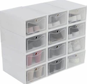 lot 2605 image: Stackable Shoe Box 12 Pack&nbsp(stock photo approximate)
