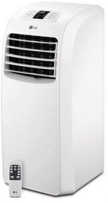 lot 6540 image: LG LP0815WNR Portable Air Conditioner, 115V Cooling Only & Dehumidifier wRemote - 8,000 BTU