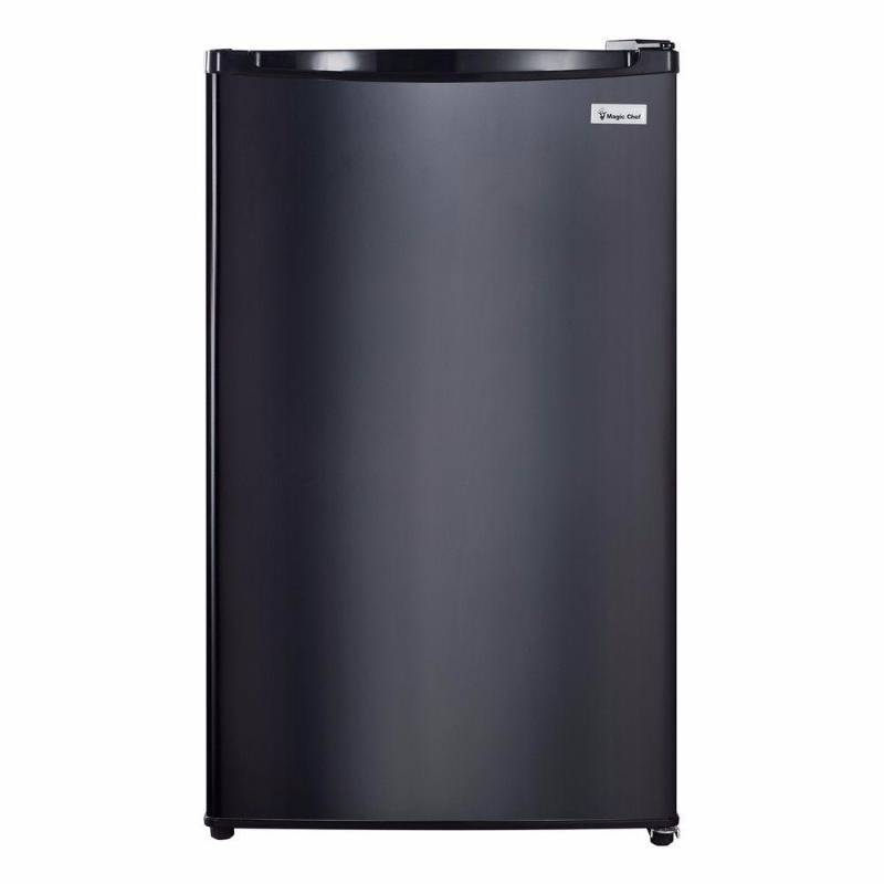 lot 6552 image: Magic Chef Compact Refrigerator 4.4 cu. ft. Mini Refrigerator in Black HMBR440BE