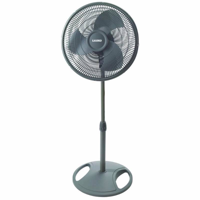 lot 6567 image: Lasko Fans Adjustable-Height 16 in. Oscillating Pedestal Fan 2524
