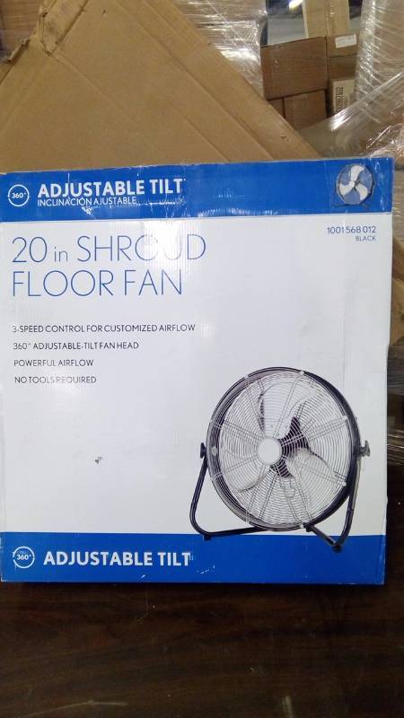 lot 6612 image: 20 shroud floor fan