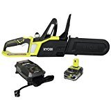 lot 6626 image: Ryobi P547 10 in. ONE 18-Volt Lithium Cordless Chainsaw Kit