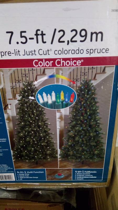 lot 6109 image: 7.5-ft pre liteColorado spruce holiday tree