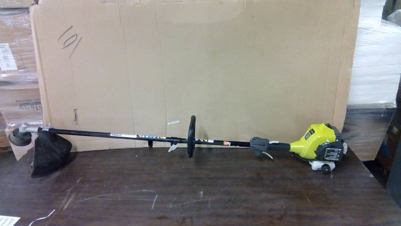 lot 6645 image: Ryobi 2 cycle full crank gas powered weed eater