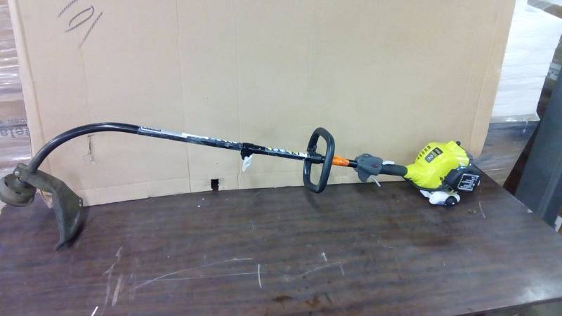 lot 6647 image: Ryobi 2 cycle full crank gas powered weed eater