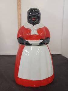 lot 281 image: Antique Aunt Jemima Cookie Jar, See Pics