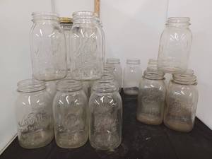 lot 319 image: Canning Jars and Some Lids