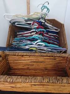 lot 343 image: Hangers and Basket