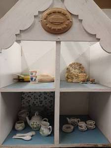 lot 350 image: Doll House, Play Tea Sets and More, See Pics