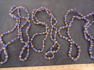 lot 372 image: PurpleWood Beads, More than 20 Strands
