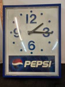 lot 483 image: Pepsi Clock, 14x18x3