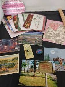 lot 4705 image: Old Postcards, Christmas Cards and other Misc