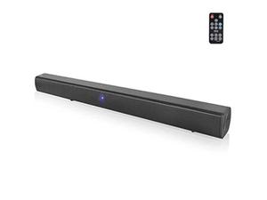 lot 69523 image: Pyle Wave Base Sound bar with Bluetooth for TV Tabletop Digital Audio Speaker SystemHome Theater